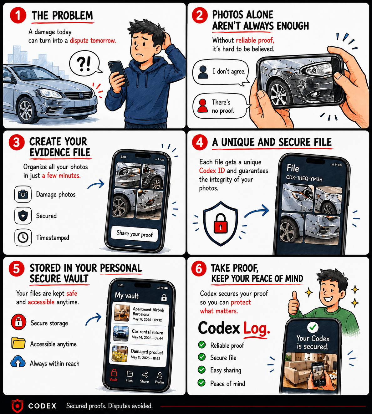 Comic explanation: how Codex-Log works