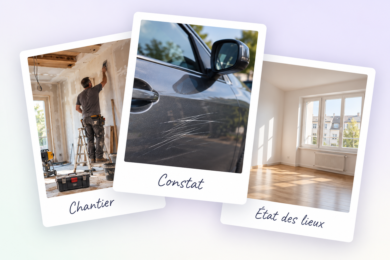 Examples of use: renovation work, vehicle condition and property inspection